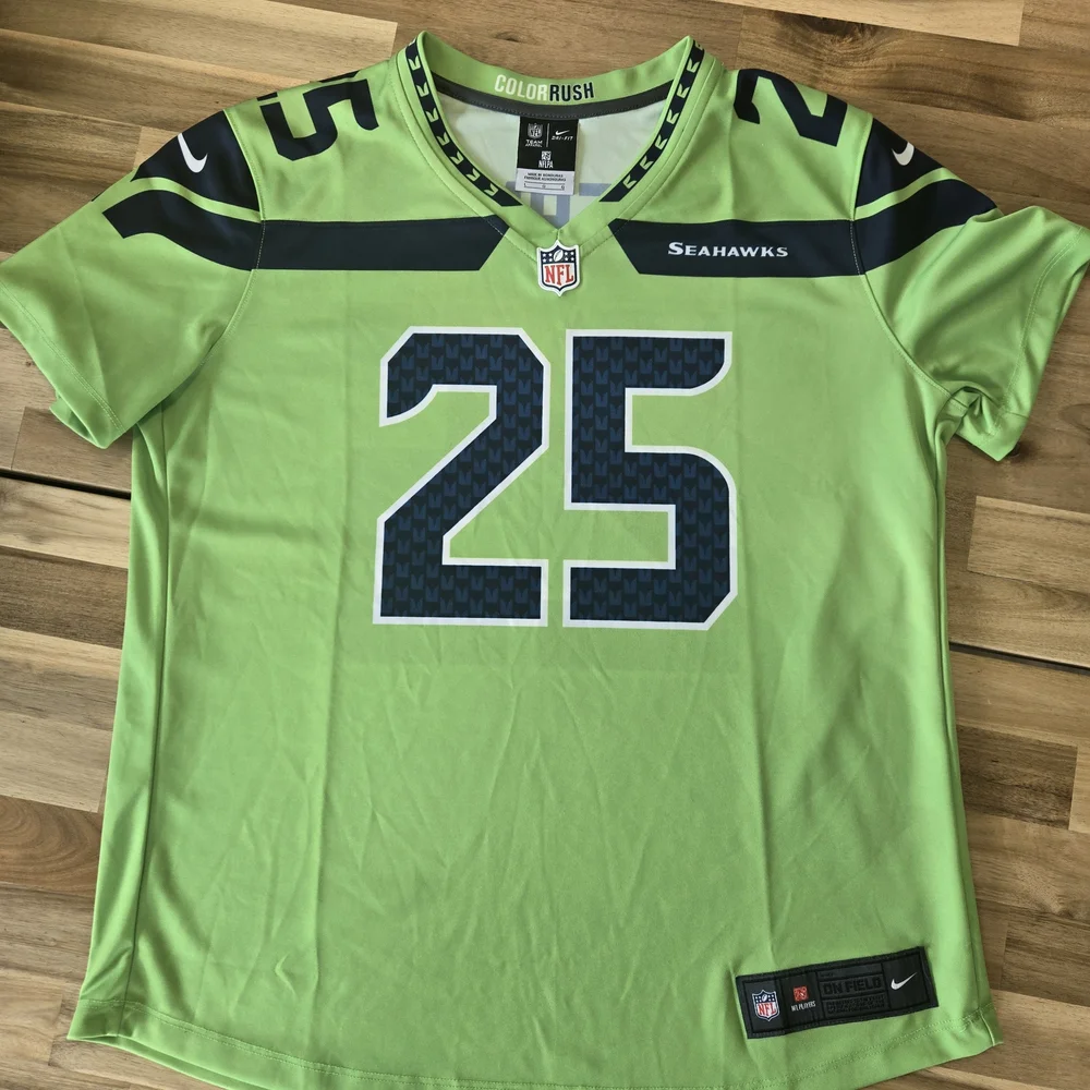 Nike Dri Fit Seattle Seahawks Color Rush Green NFL Jersey